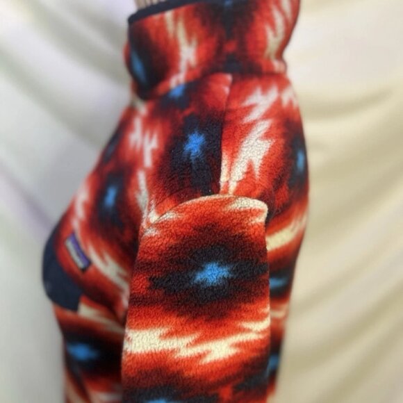 Patagonia Synchilla Snap Fleece Pullover Aztec Southwestern Navajo Women's (M) - Picture 8 of 13